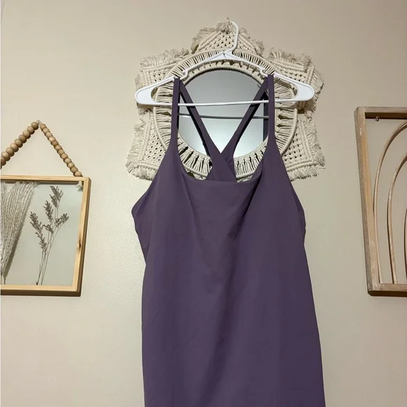 HALARA Tulip Purple Cross Back Athletic Dress - Picture 4 of 4